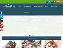 Tablet Screenshot of fidelitymortgagesolutions.com